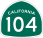 Image of SR-104 road sign