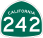 Image of SR-242 road sign